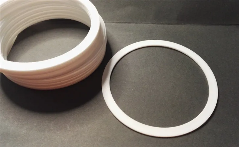Maßgefertigte PTFE-Abstandshalter, 100 Stück, Innendurchmesser 1 mm - 2,5 mm, chemikalienbeständige Distanzstücke, reibungsarme Unterlegscheiben, antihaftbeschichtete Dichtung für Ventile – Detail 18
