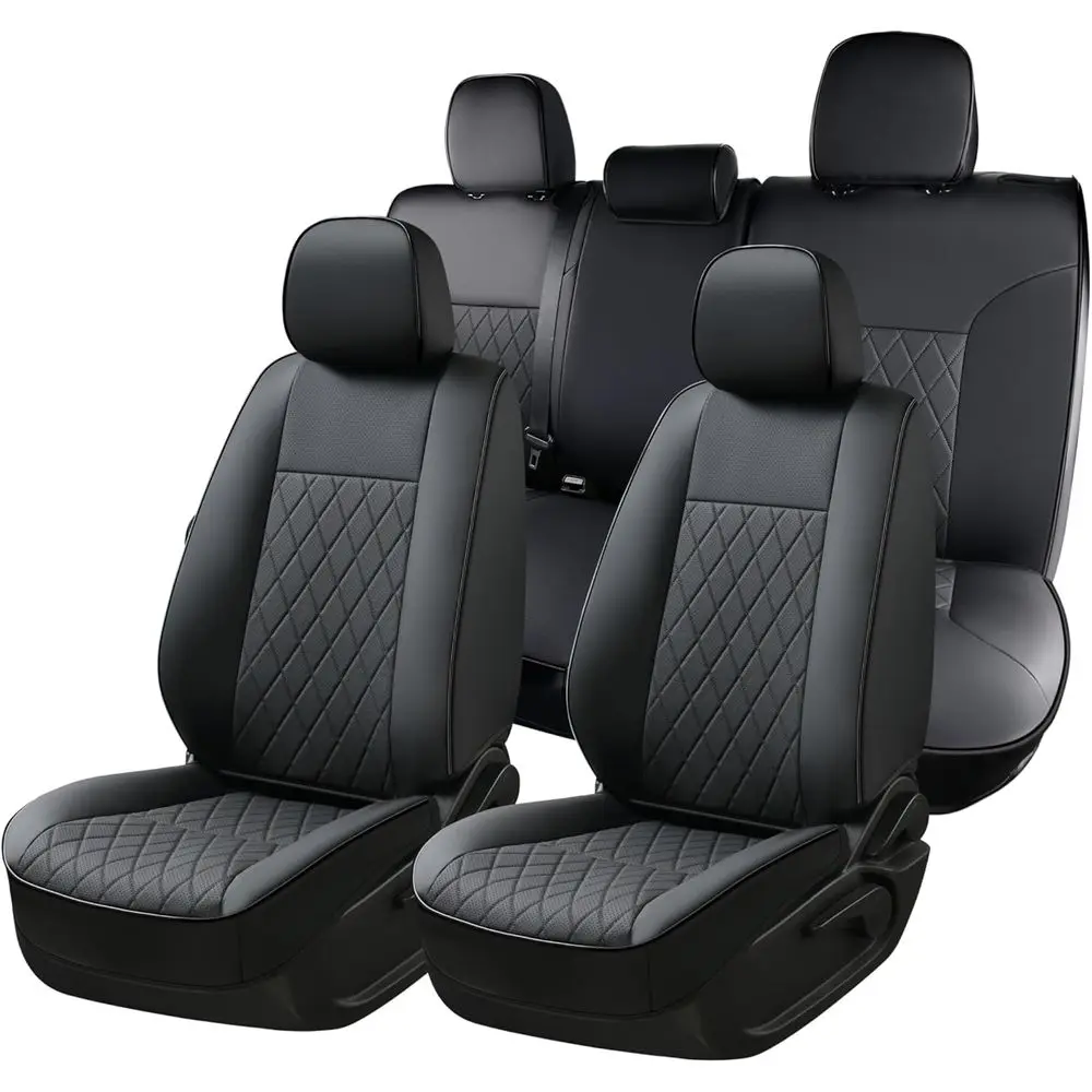 

Полный комплект чехлов для сидений, кожаные чехлы для автомобильных сидений на заказ для моделей 2005-2023 Double & Crew Cab SR SR5 Limited TRD Sport/Pro/O Road Ac