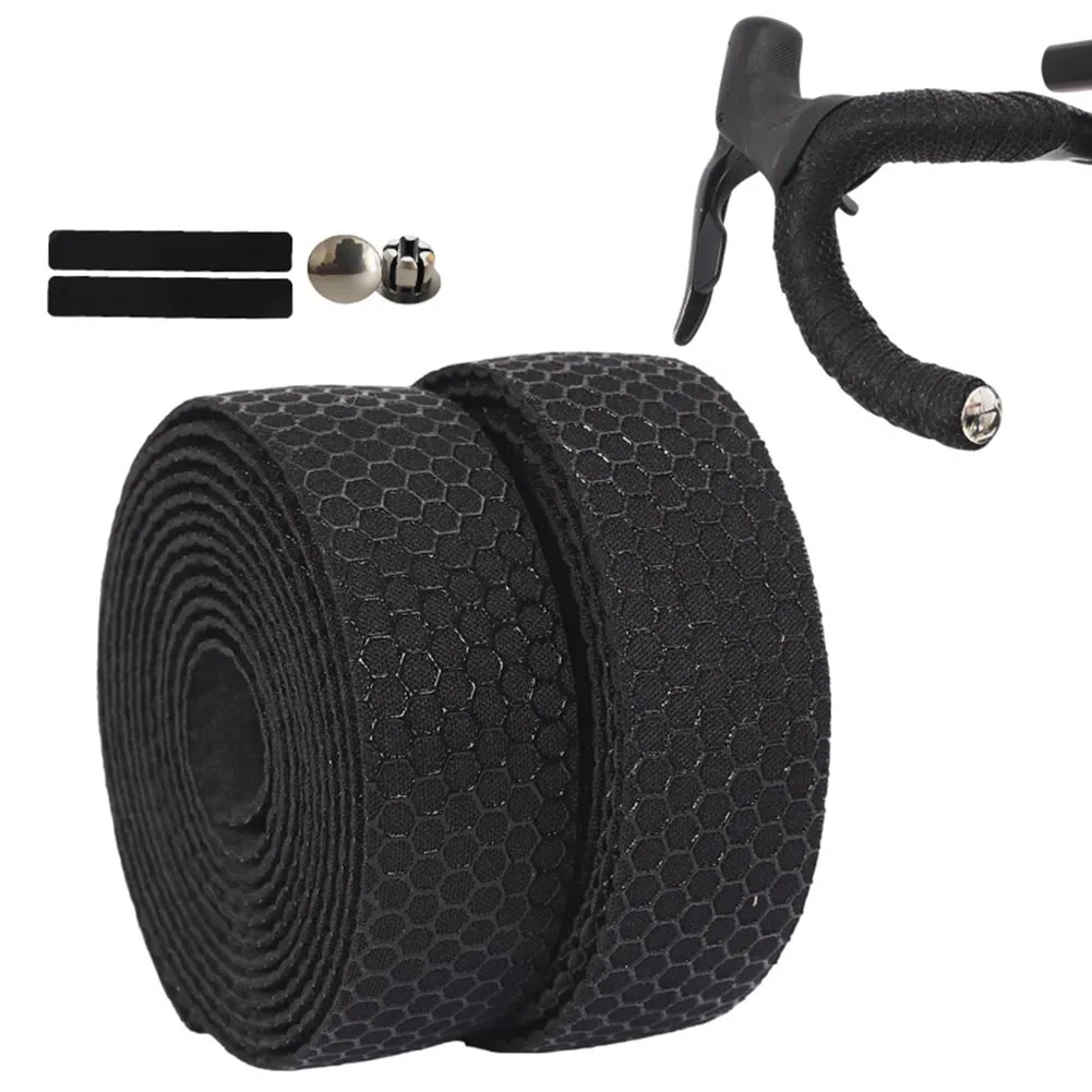 Comfortable Racing Bike Handlebar Tape Memory Foam Grip Sweat Absorbing for Road Cycling MTB Drop Handlebars 82.68x1.18x0.11in