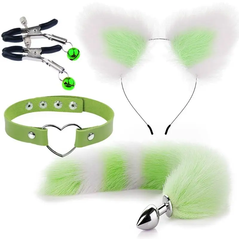 anal vibrat Sexbay Artificial Wool Plug Butttail High Quality Backyard Metal White Tail Anal  Plug Wholesale Erotic Toy Cat Tail Anal Plug