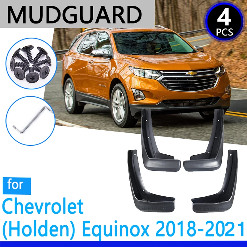 Mudguards Fit for Chevrolet Holden Equinox 2018 2019 2020 2021 3th Gen Car Accessories Mudflap Fender Auto Replacement Parts