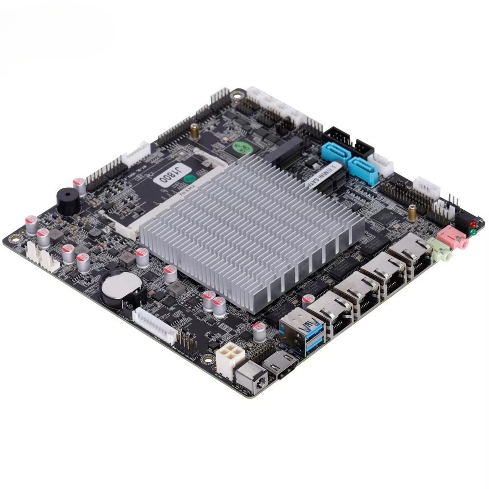 

Dual Cores J1800 J1900 J2900 CPU 4 LAN PfSense Unix Bypass Network Security Motherboard