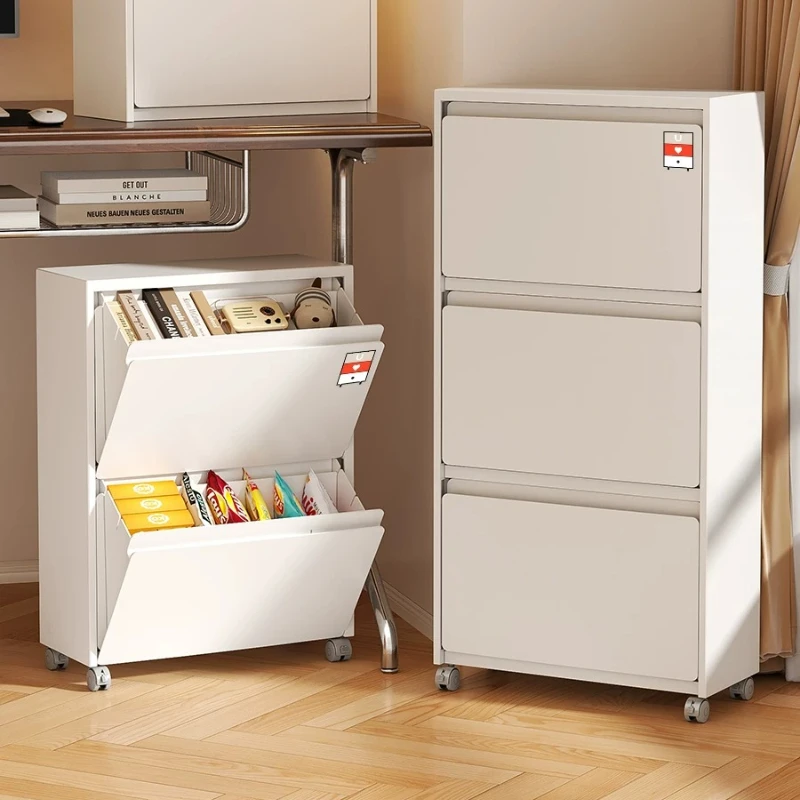 Stackable Drawer Storage Cabinet, Modern Minimalist Organizer for Snacks & Toys, 5-Drawer Chest for Bedroom Nightstand