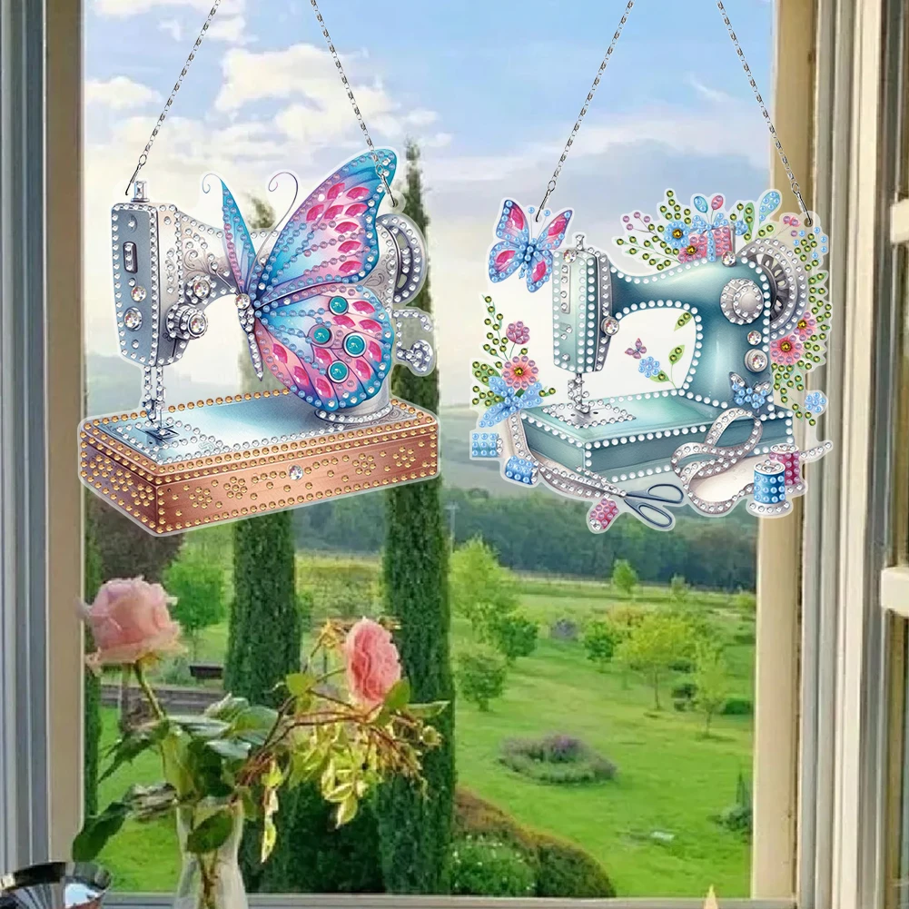 2pcs Sewing Machine Theme 2D F - đánh giá và giá Resin Art Machine