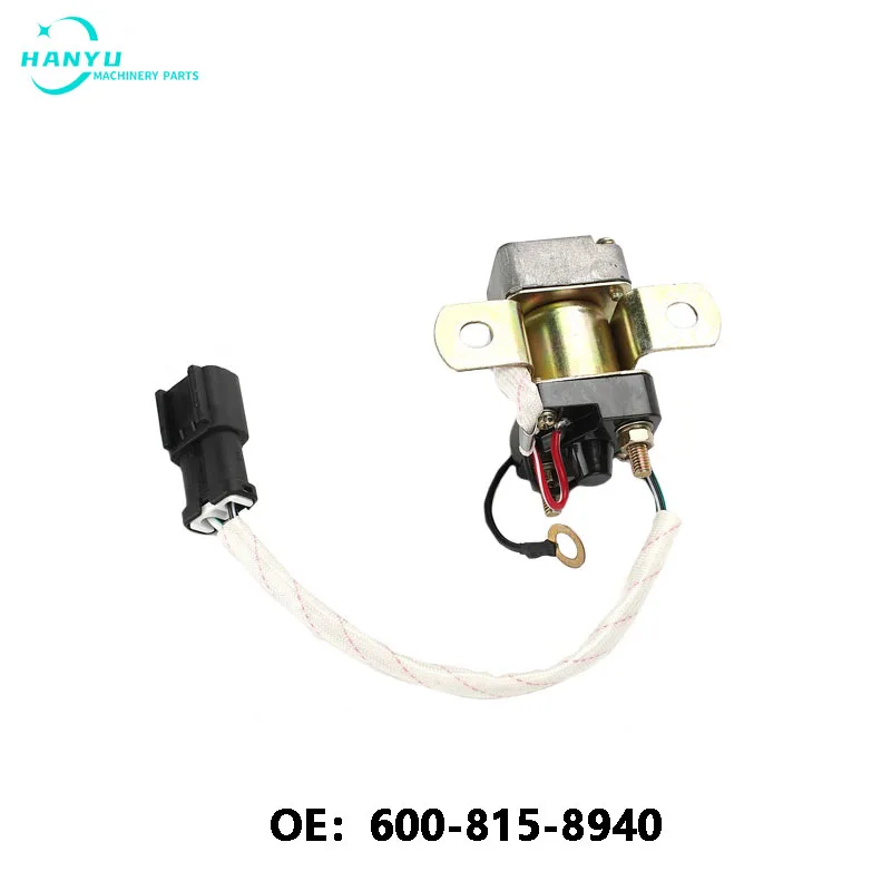 

New High-quality Relay Switch 600-815-8940 for PC200-7 excavator spare parts battery Safety start relay