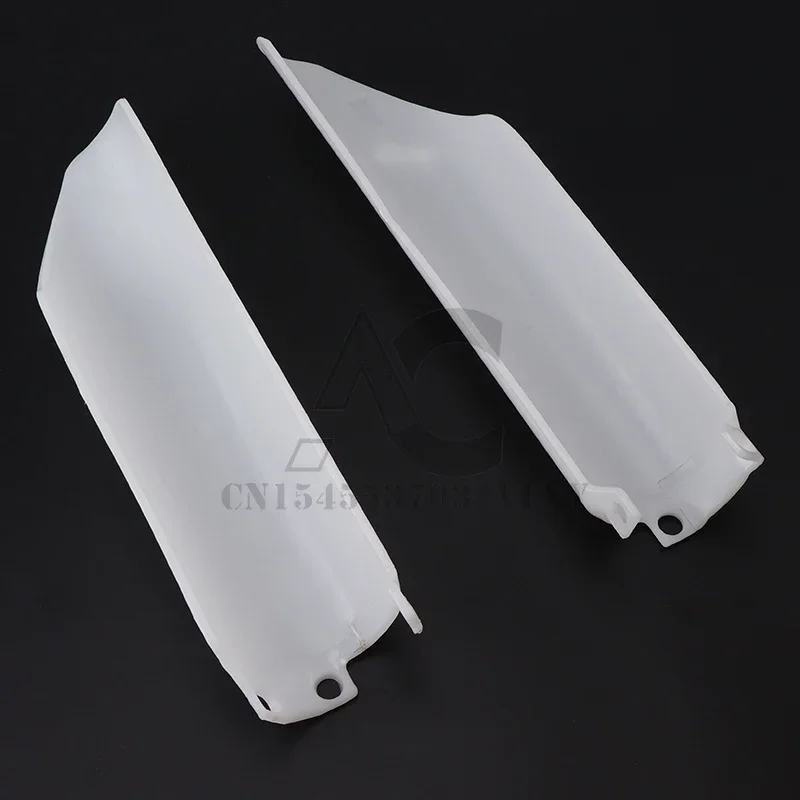 

White Black Plastic Fork Guard Front Shock Absorbe Cover Protector For Honda CR125 CR250 CR500 CRF250 CRF450 CRF 250 450 R X RX