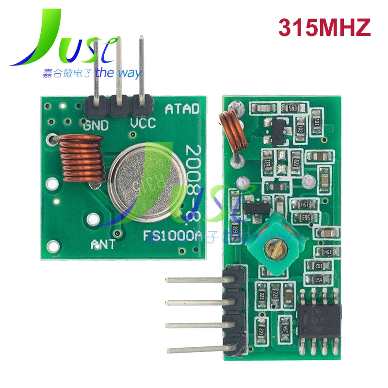 10pair (20pcs) 315Mhz 433Mhz RF Wireless Transmitter Module and Receiver Kit 5V DC Wireless For Arduino Raspberry Pi /ARM/MCU image 6