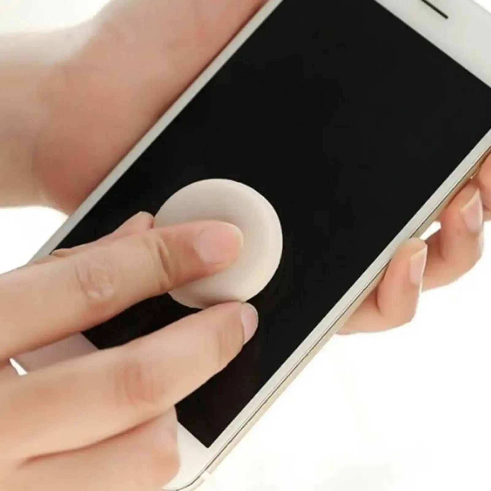 1PC Top Selling Gentle Antibacterial Wet Wipe for Cleaning Mobile Phone Screen-Adorable Macaroon-Shaped Design with PP&Silicone