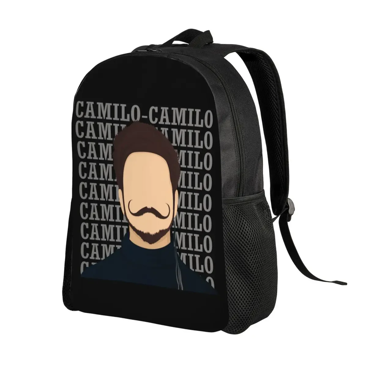 Custom Camilo Echeverry Backpack for Women Men School College Students Bookbag Fits 15 Inch Laptop Pop Singer Bags