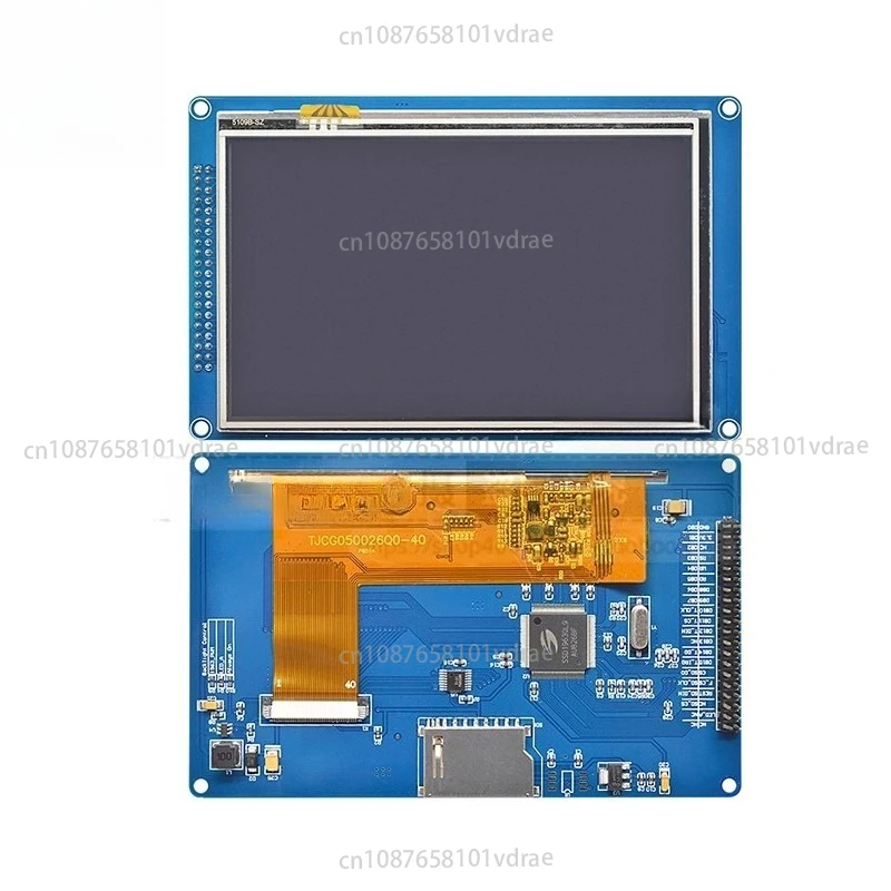 

5-дюймовый TFT ЖК-модуль с сенсорным экраном, прямой управляемый различными микроконтроллерами Разрешение: 800×480 SSD1963