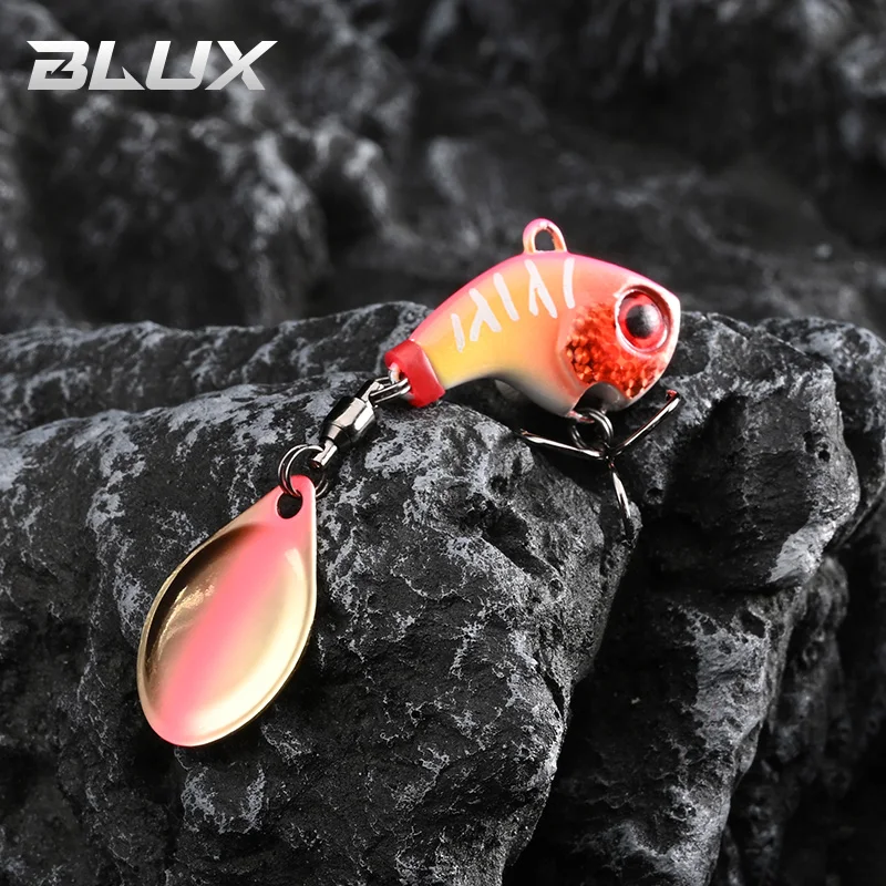 BLUX CYCLONE Tail Spinner Metal Vib – Señuelo casting para lubina - imagen 5