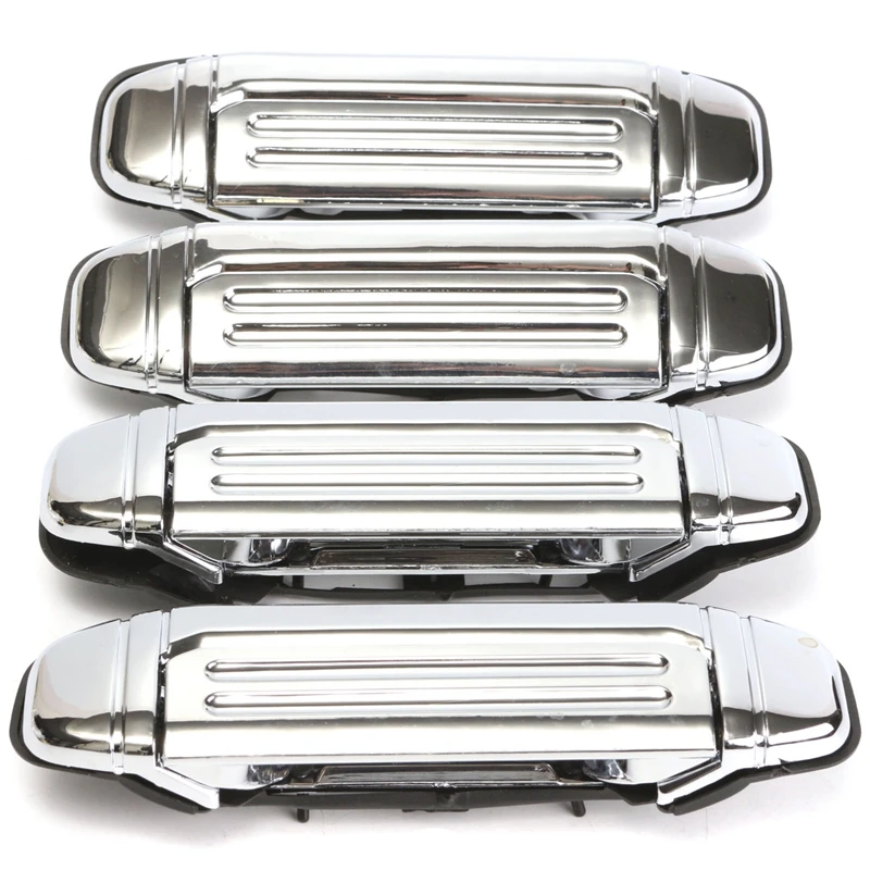 4pcs Car Mofaner Chrome Door Handle Replacement for Mitsubishi PAJERO 1992 1993 1994 1995 1996 1997 Car Accessories Door Handle