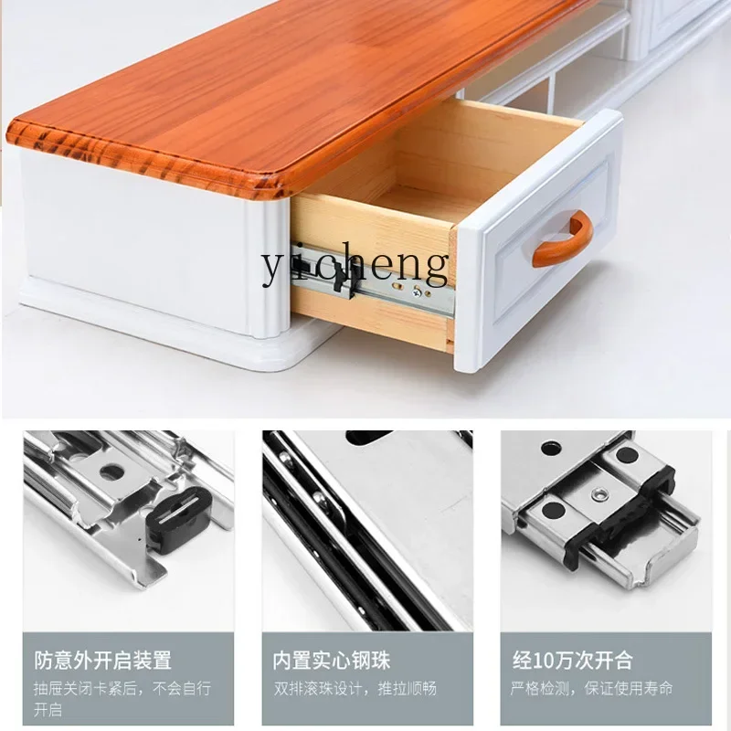 DSA---  solid wood creative American set-top box rack wall wall TV cabinet small apartment hanging cabinet