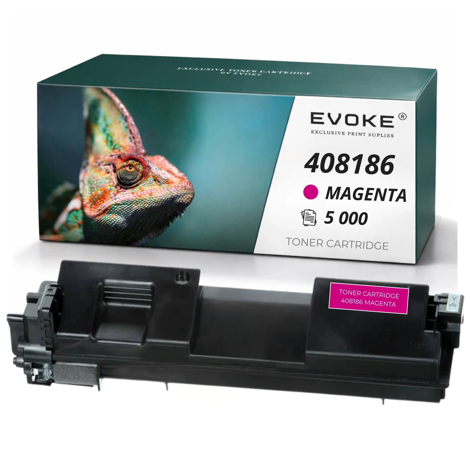 Evoke Compatibele Toner voor Ricoh Spc360 m 408186 Spc360M Spc360 Magenta 5000 Pagina's Aficio Sp C360