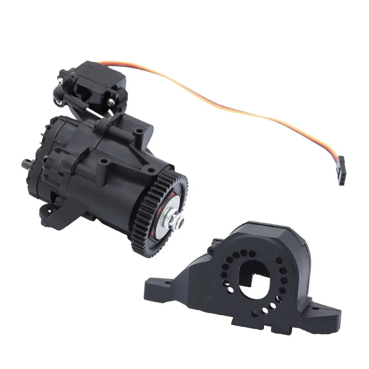 Caja de onda media de doble velocidad, conjunto alto/bajo, Servo engranaje de Metal para 1/10 TRX4 TRX6 TRAXXAS, piezas de mejora de coche trepador de control remoto