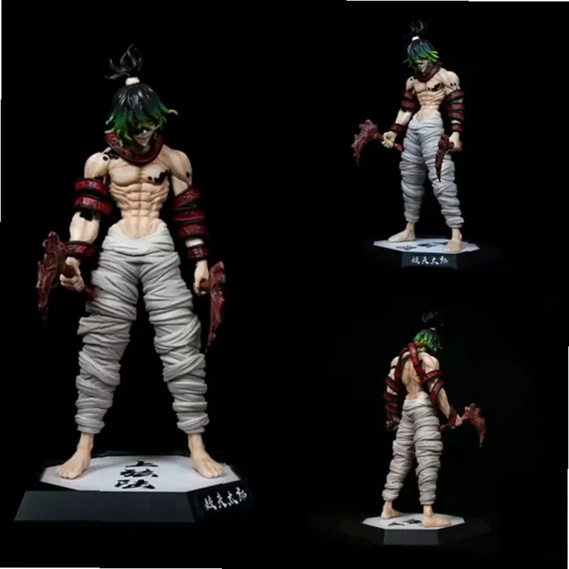 Set de Figuras GK de Demon Slayer - Kokushibo, Daki y Gyutaro, Estatua de Jigokuraku Yoriichi, Modelo Coleccionable de Anime, PVC