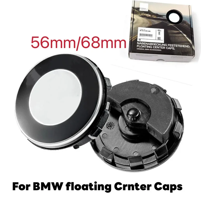 

4pcs Floating Wheel Hub Cover For BMW G12 G30 G31 G32 G08 G05 F46 F49 F39 F90 1/3/4/5/6/7Series modified wheel hub center cover