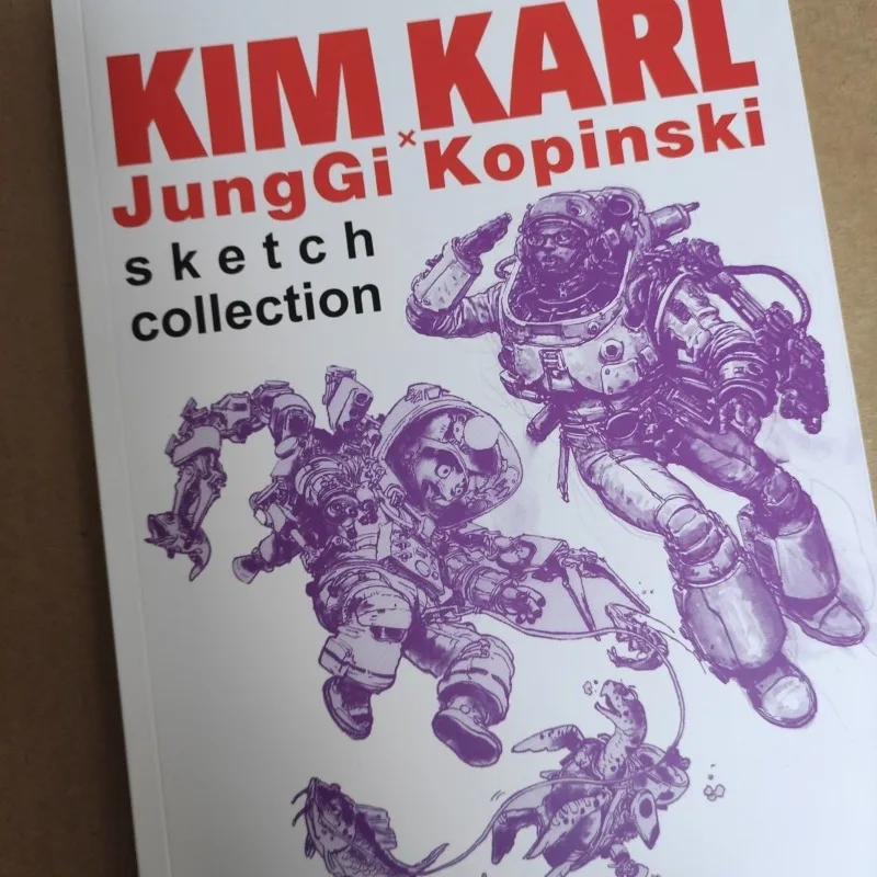 2024 Sketch Line Drawing English Version Book Korean Sketch Master Kim Jung-gi's Sketchbook