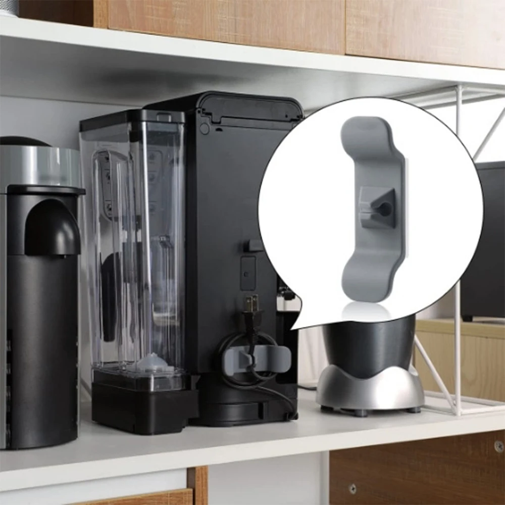 2PCS Electrical Wire Collector Home Kitchen Cable Clip Organizer 3 Colors Fixer Fastener Holder Office Desktop Cable Device