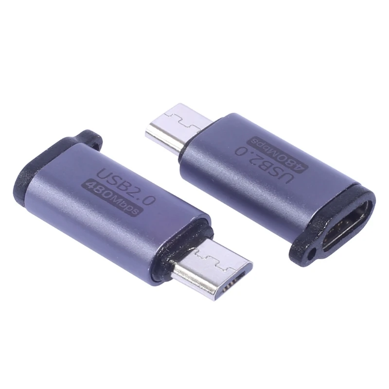 Prácticos adaptadores USB Micro USB macho, carga y transferencia datos, envío directo