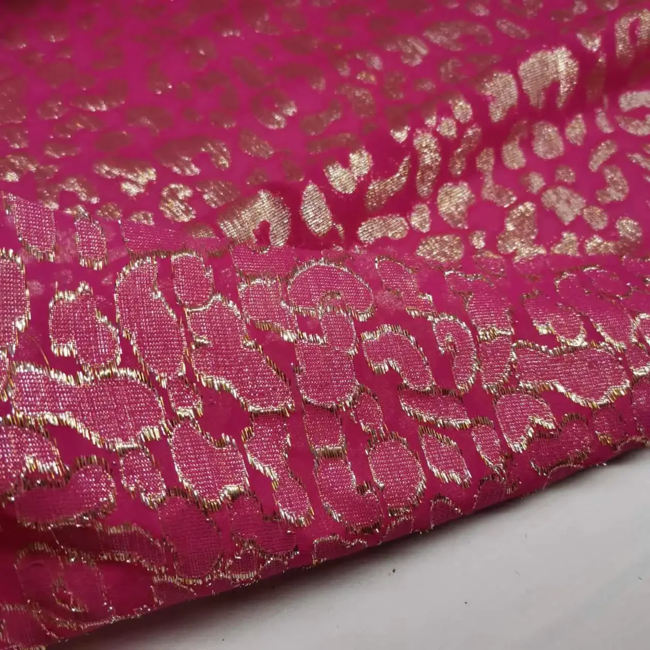 Metal Brocade Silk Somali Dirac Jacquard With Metallic Lurex Mulberry Soie Saree Dress Tissue