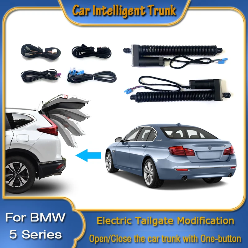 

Для BMW 5 серии 2010 ~ 2017 открытие багажника автомобиля электрическая всасывающая задняя дверь Интеллектуальный подъемник задних ворот распорка модификация