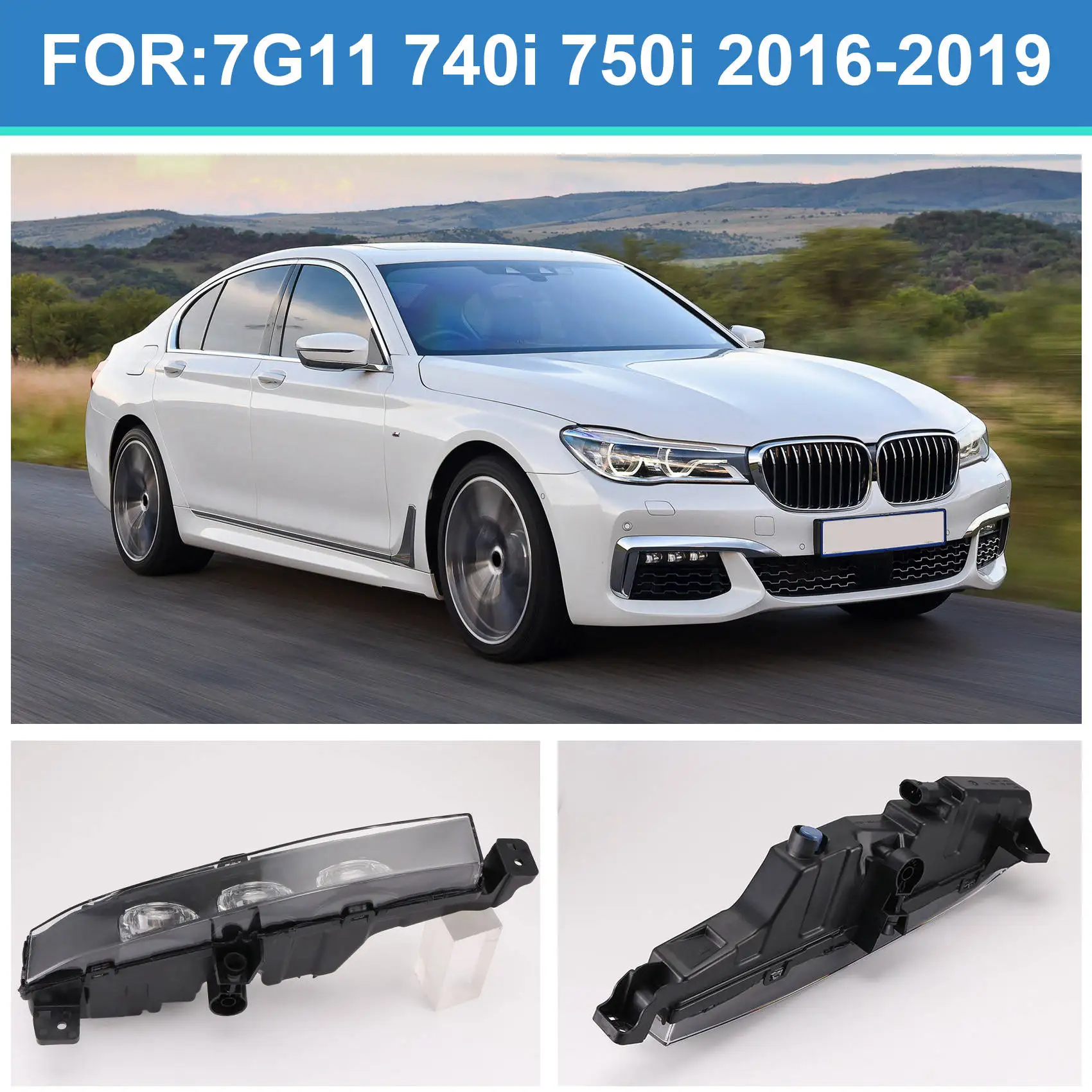 

Precise For BMW 7G11 740I 750I 2016-2019 Daytime Running Lights Front Bumper Lights Daytime Running Lights