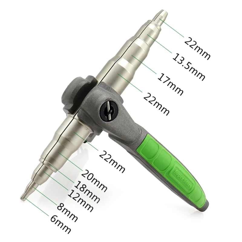 Copper Tube Expander Manual Pipe Expansion Tool for Repairing Connecting Refrigeration Air Conditioner Pipe 6mm-22mm