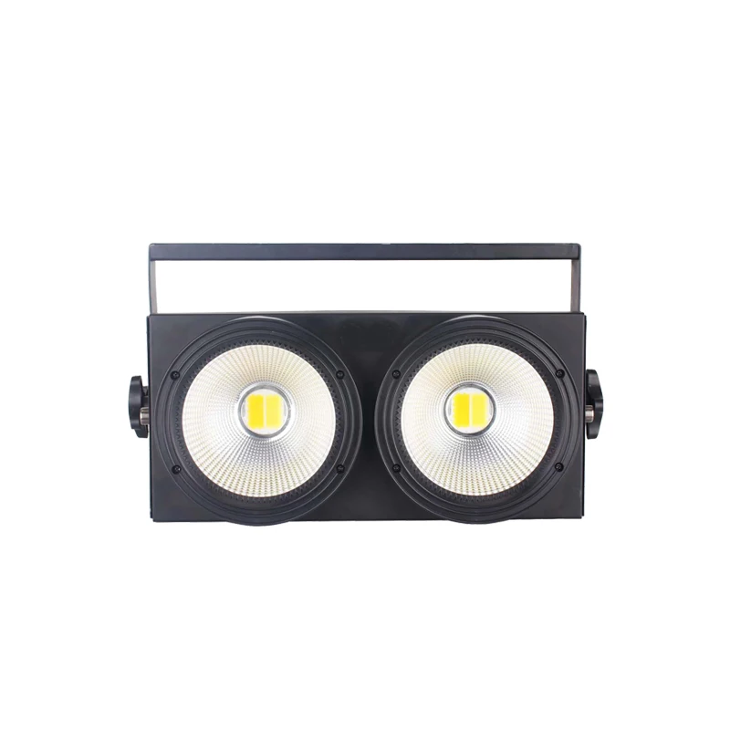 LED COB 2eyes 2x100W Blinder Lighting DMX Audience light DMX Controller Club Show Night DJ Disco,Stage Lighting