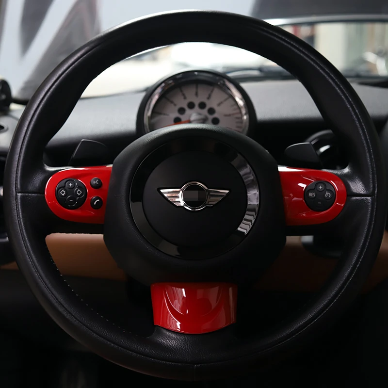

ABS Material UV Protected Mini Ray Style Multifunctional Steering Wheel Cover For mini cooper R55 R56 R58 R60