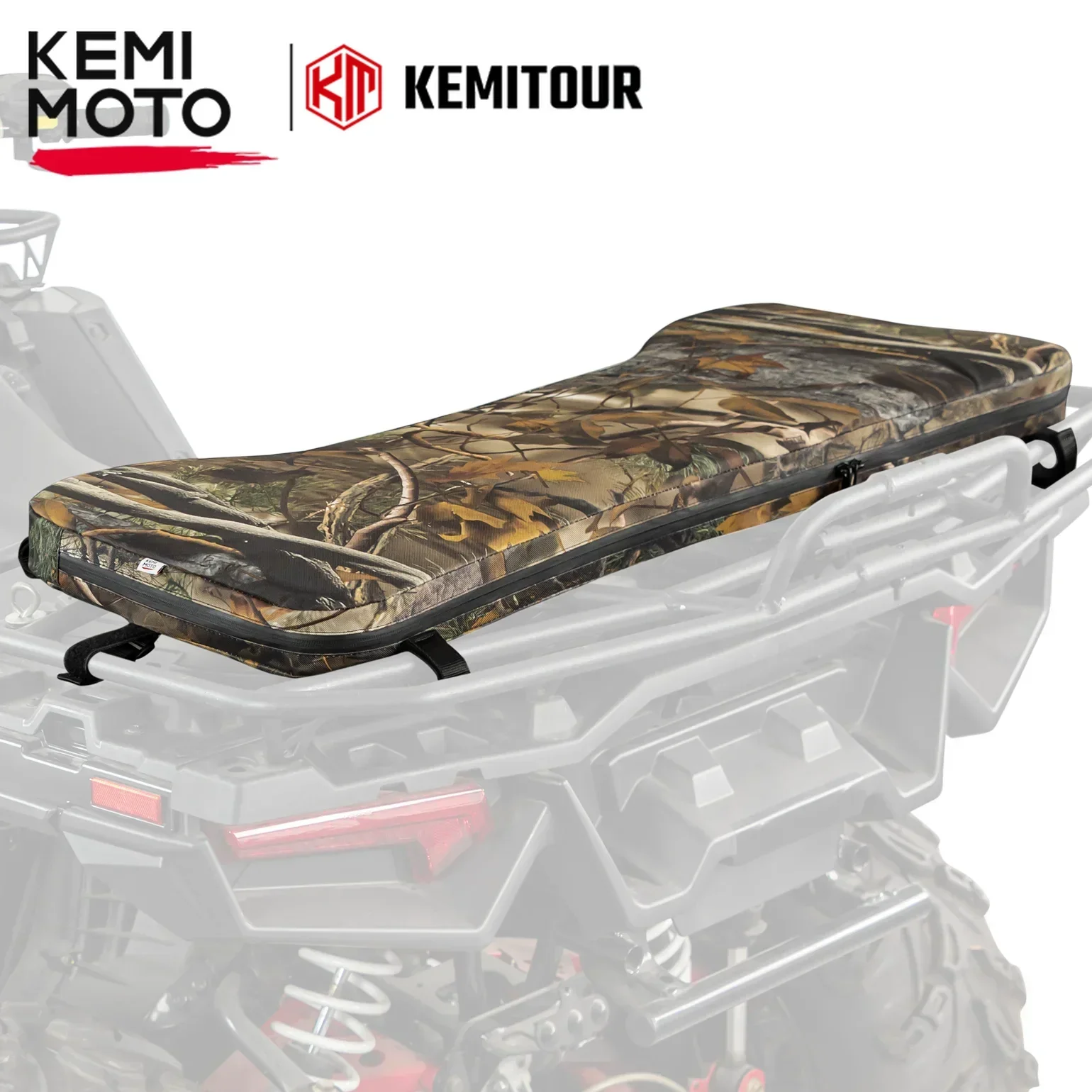 KEMIMOTO ATV Rack Pad Compatible with Polaris Sportsman for Can-Am for Kawasaki for Arctic Cat for Fourtrax 4 Wheeler Rack Seat