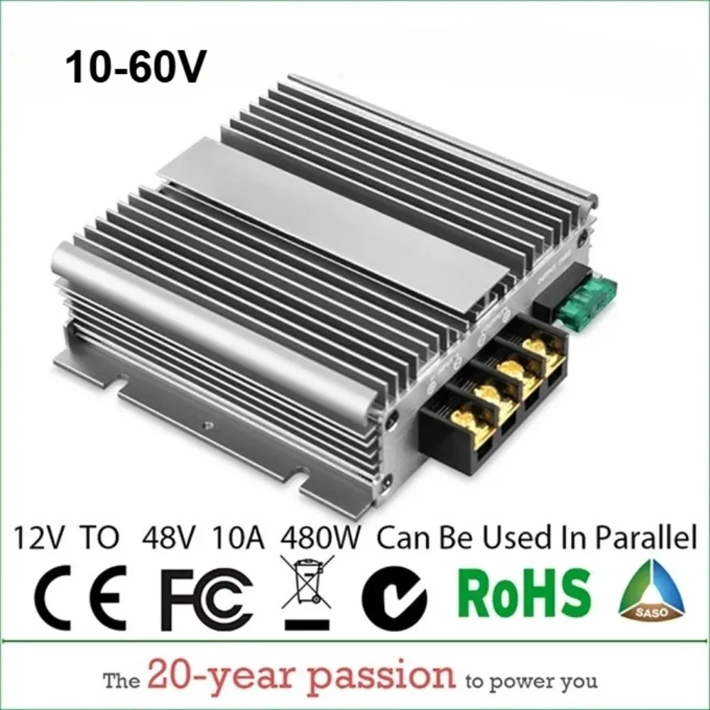 12 فولت إلى 48 فولت 56 فولت 58 فولت 10A 20A 30A تيار مستمر تصعيد دفعة محول استقرار الجهد منظم السيارات دفعة وحدة سعر المصنع CE #3