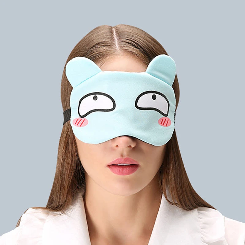 Cartoon Shade-Blocking Sleep Mask Is Comfortable And Effective For Blocking Light Suitable For Naps Yoga And Meditation