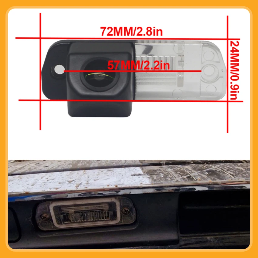 New! Backup Rear View Camera For Mercedes Benz W211 2002-2009 HD 1080P High Quality Night Vision license plate Camera