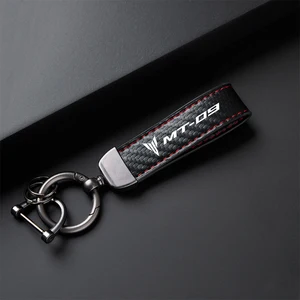 Motosiklet Karbon Fiber Anahtarlık, Deri, Yamaha MT01, MT09, MT07, MT10, MT03, MT 01, 09, 07, 03, 10, MT-01, MT-10, MT-03'ün Tanktaki 6 büyük satış, mt 03 - №2