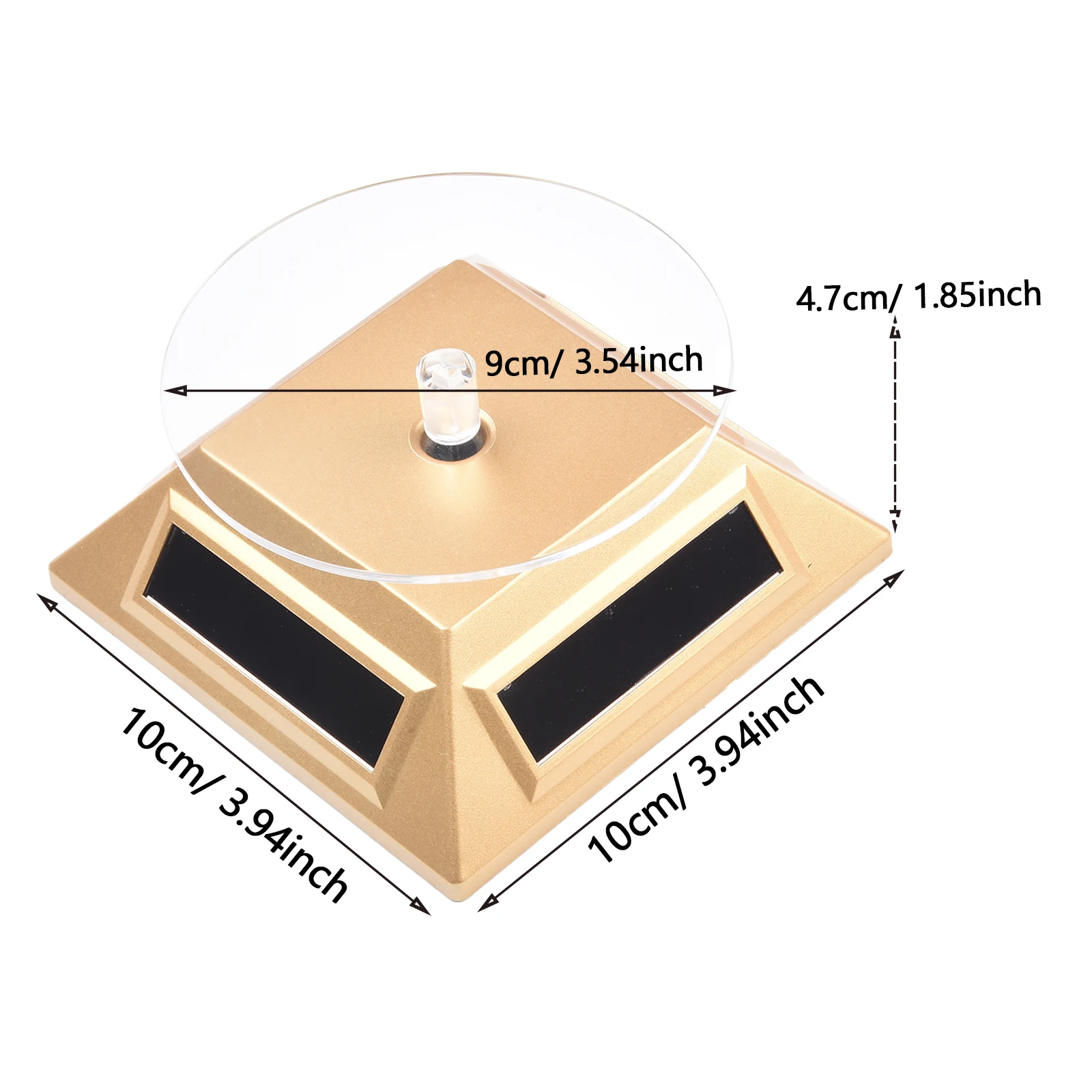 High Tech Solar Powered Display Solution Offering Full For 360 Degrees Rotation for Enhanced Visibility of Items