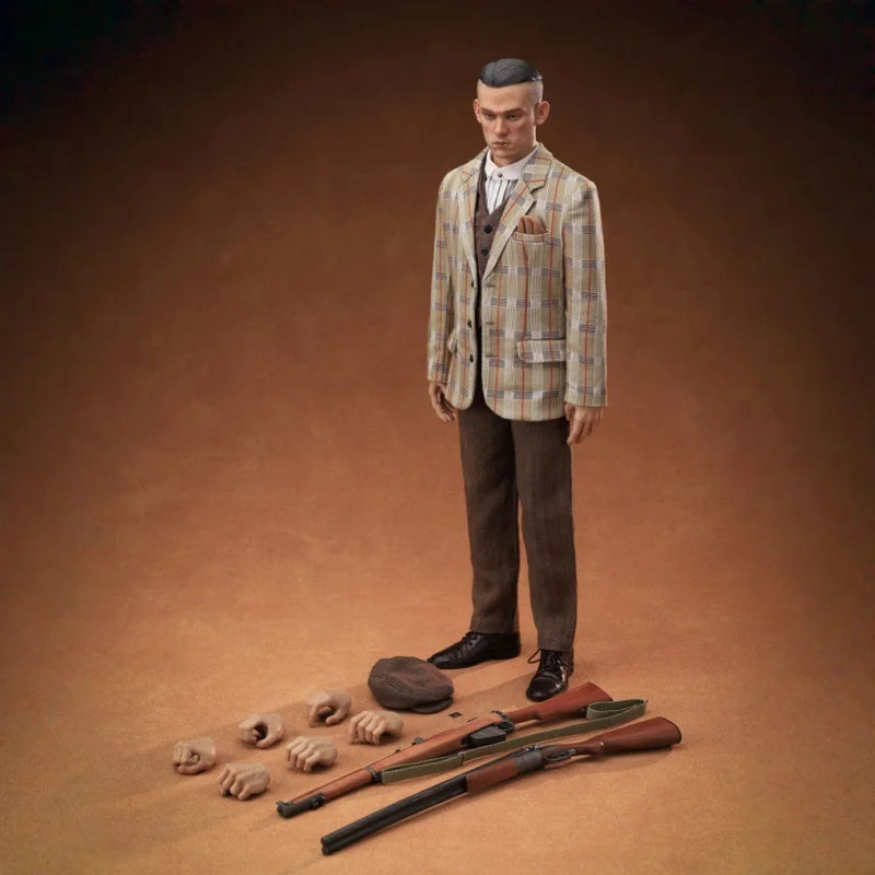 شخصية بيكي بليندرز جون شيلبي - نموذج متحرك من مادة PVC قابل للجمع مع مجموعة ثوب لعبة هدية لمحبي #1