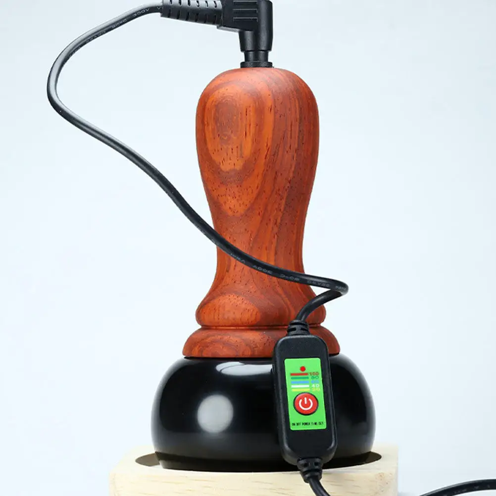 

1Pcs Warm Moxibustion Instrument Black Full-Body Recuperation Device with Simultaneous Massage Function for Home Health Care Use