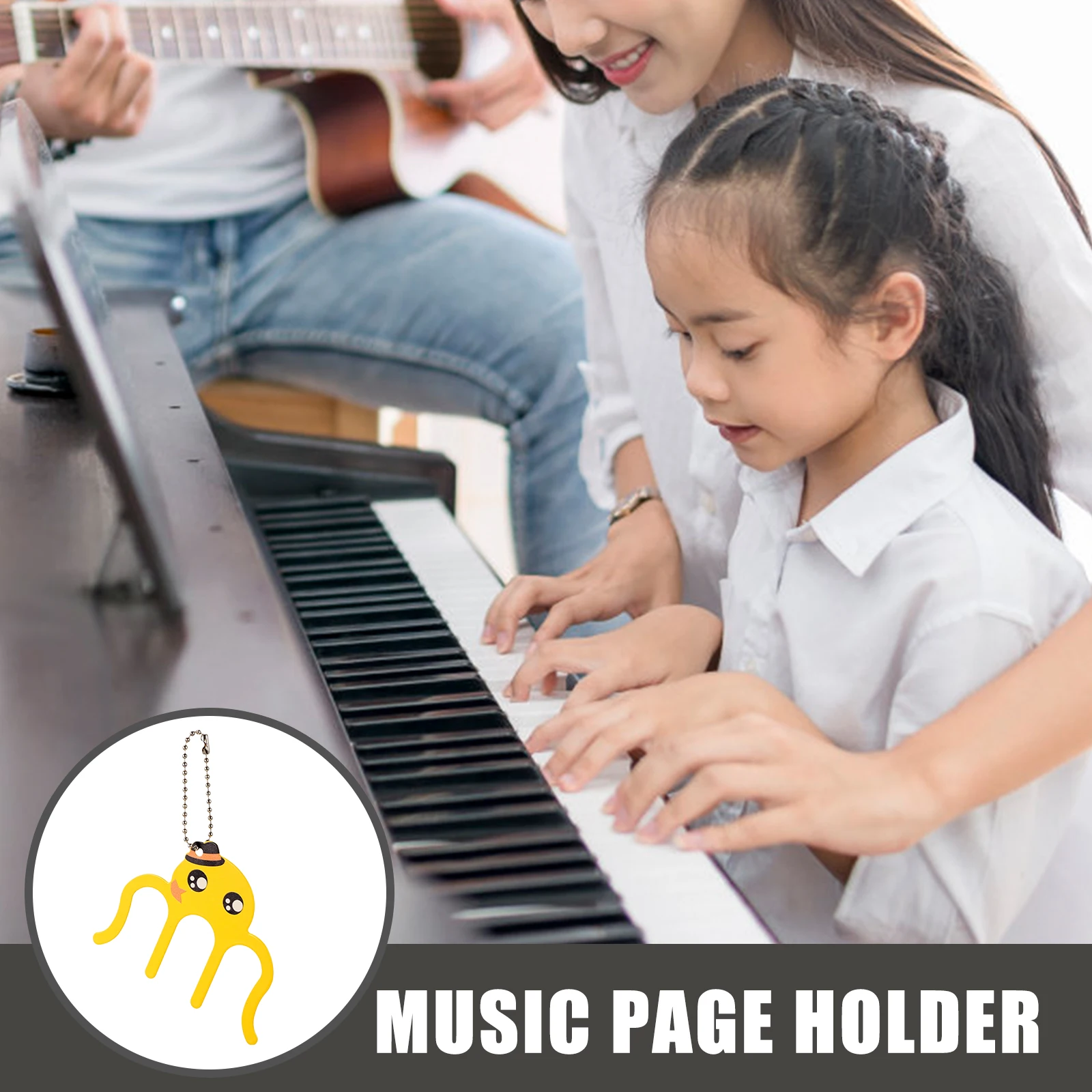 

Book Clip Page Bookmark Piano Thumb Clamp Clips Holder Metal Sheet Clipper