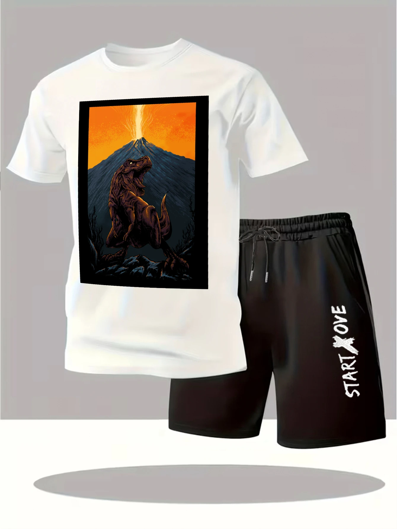 Men's sets 2025 New Fashion sets for men Short sleeve Tracksuit men Y2k tracksuits clothing set men's suits Printed Graphic