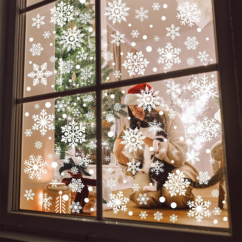 Autocollants électrostatiques  - Snowflake Window Decal avis et prix