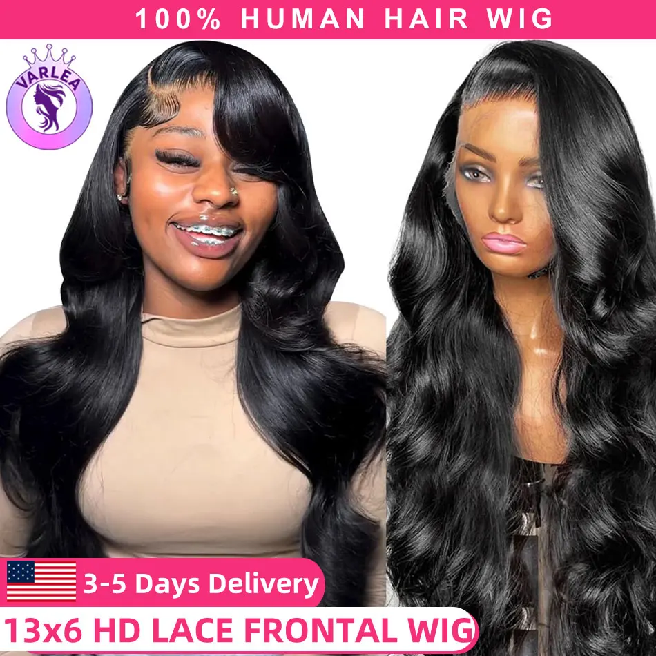 30 40 inch Body Wave 13x6 Hd Lace Frontal Wigs Human Hair Pre Plucked 180% Density Body Wave 13x4 Lace Front Human Hair Wigs