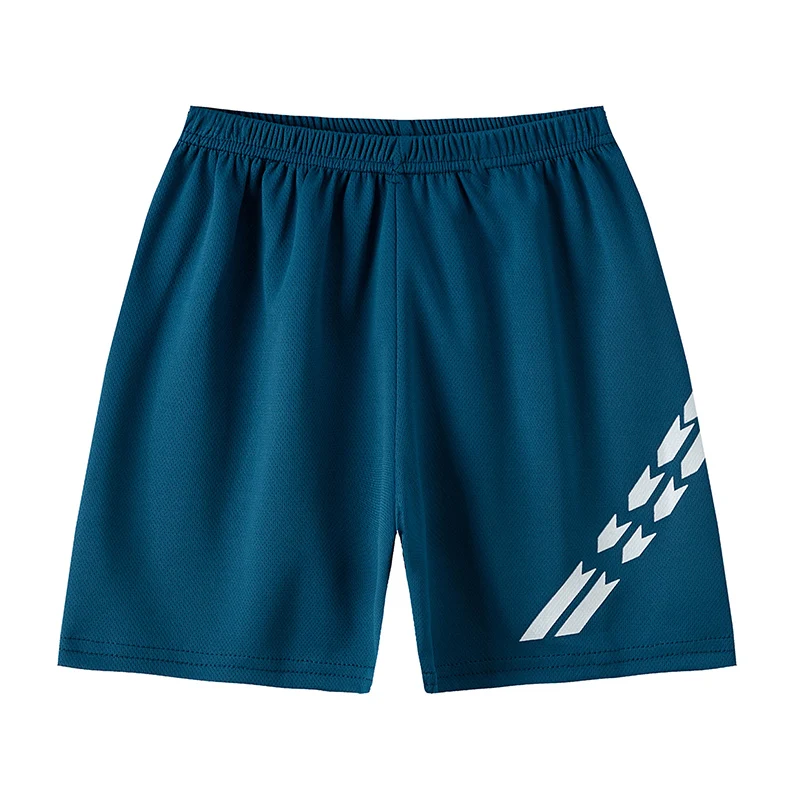 Pantalones cortos deportivos multicolores de secado rápido para niños y niñas, pantalones cortos holgados de 5 puntos para correr y jugar, verano, 1/4 Uds.