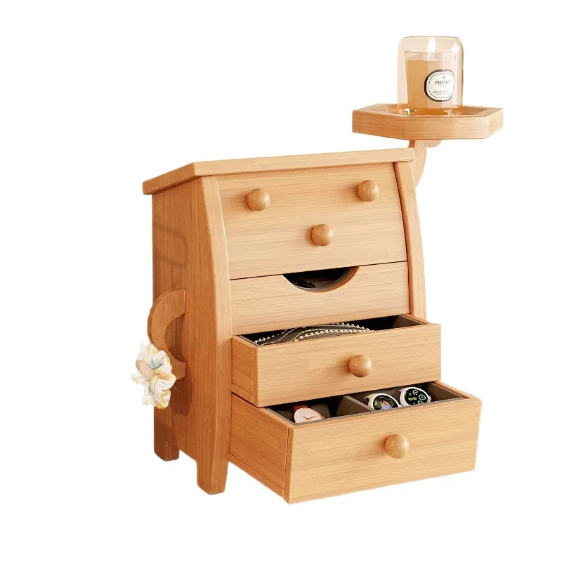 Solid wood jewelry box, fat pier pier high-end exquisite bride wedding birthday Christmas gift jewelry desktop storage box