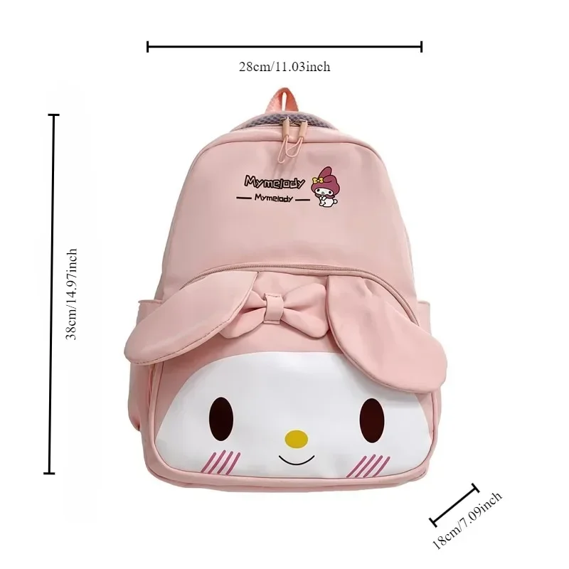 Sanrio Cinnamoroll Backpack Student Cute Teenagers Cartoon Anime Schoolbag Kawaii Large Capacity Fashion Bag Convenient Travel