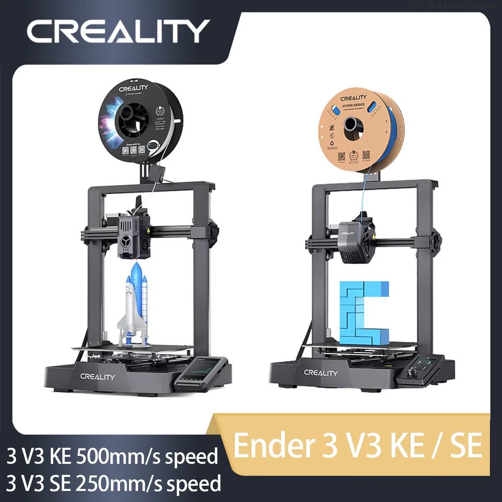

3D-принтер Creality Ender 3 V3 SE/KE Sprite, прямая экструзия, 250 мм/с, более быстрая скорость печати, двойной Z-осью CR, сенсорный экран управления