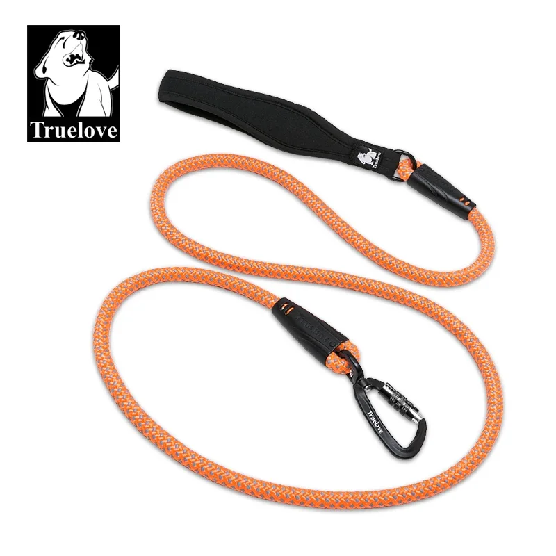 Guinzaglio per cani Truelove Guinzaglio in corda intrecciata in nylon per cani Guinzaglio da corsa per cani da compagnia portatile resistente