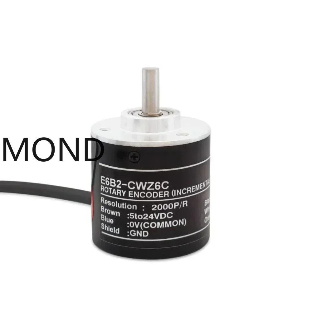 E6B2-CWZ5B Incremental Photoelectric Rotary Encoder PNPOutput E6B2 CWZ5B 10PR 100PR 360PR 600PR 1024PR 2000PR 2500PR DC 5V-24V