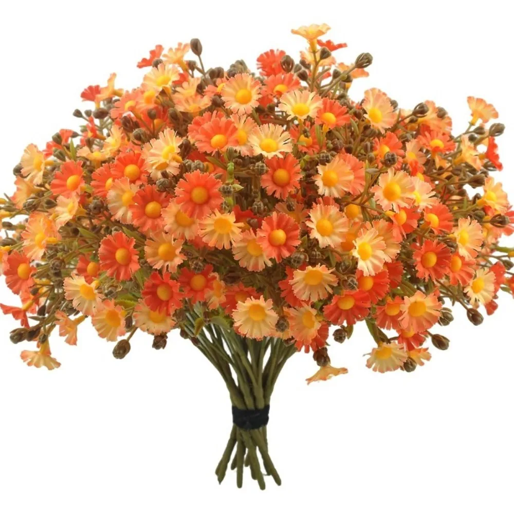 33 cm künstliche Gänseblümchen-Blume, gefälschter Seidenstrauß für Zuhause, Raumdekoration, Party, Garten, Hochzeit, Weihnachtsdekoration, DIY-Kranz-Zubehör – Detail 1