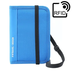 Tarjetero con bloqueo RFID para hombres y mujeres, billetera delgada informal, bolsa de dinero, tarjetero antiescaneo, Mini billetera de moda